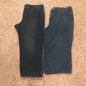 EUC denim pant bundle